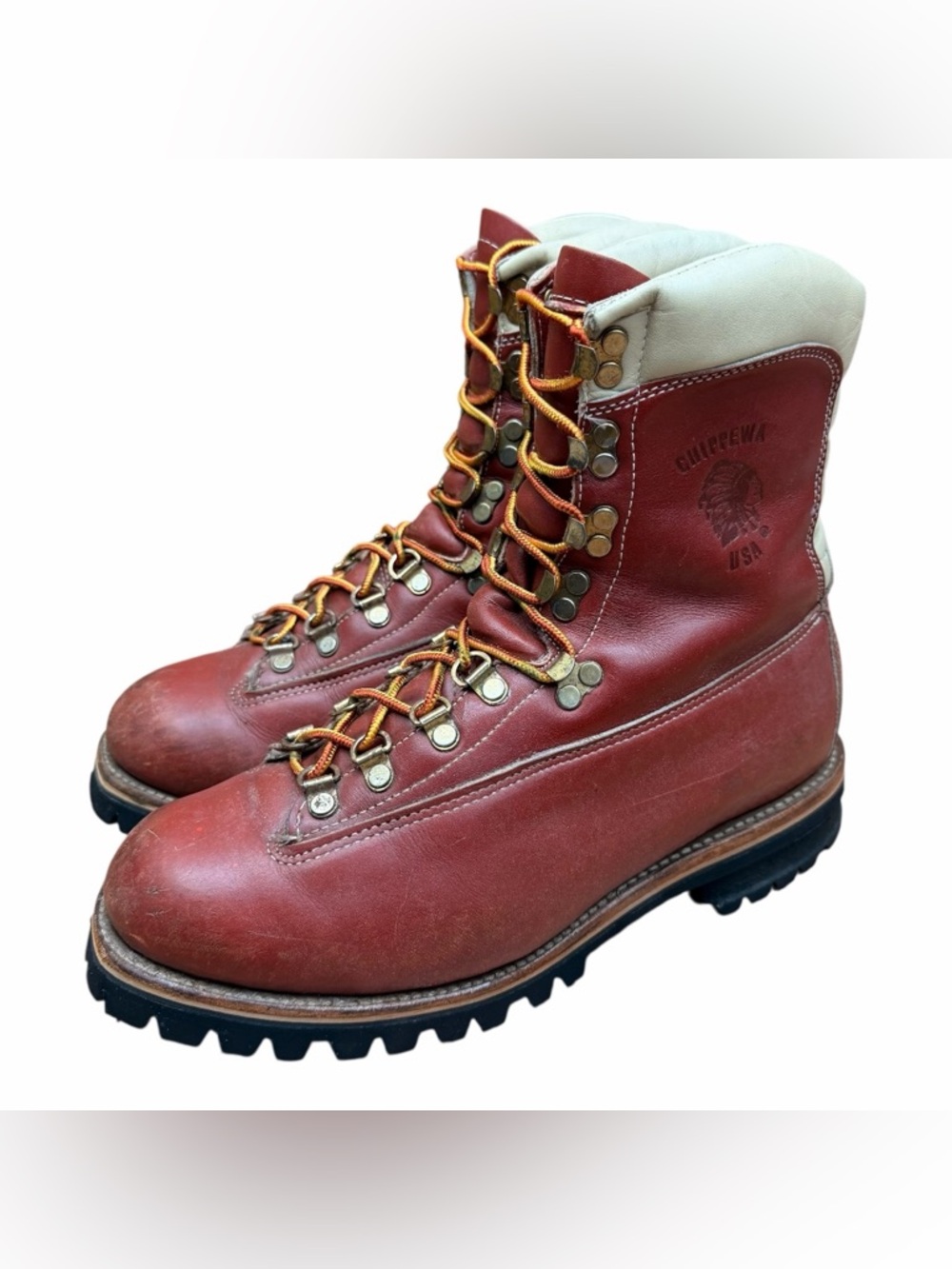 Chippewa Men's size  8.5 Arctic 50 Insulated Red Leather Hiking Boots